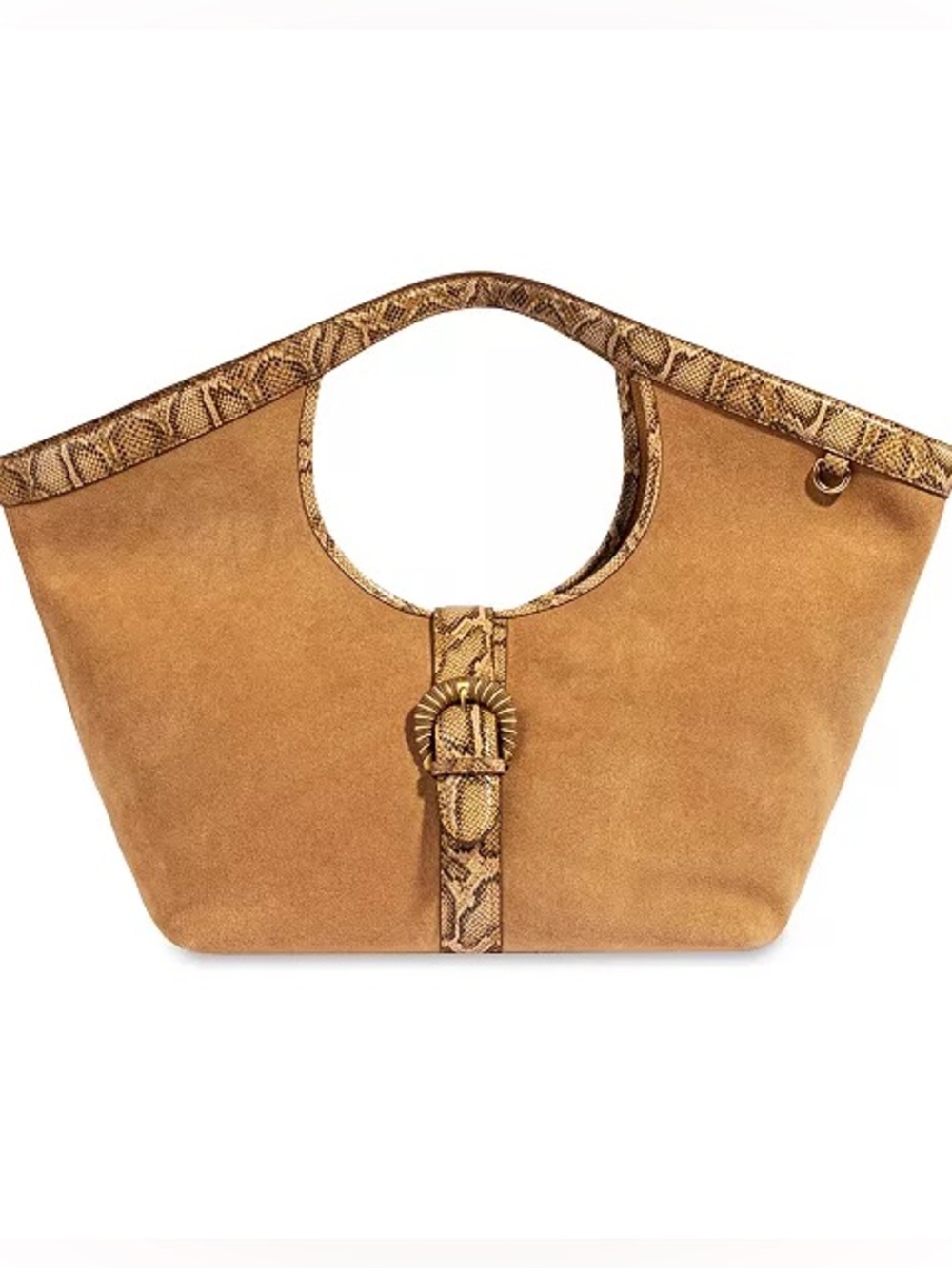 NWT🌻 Sam & Edelman Lucy Buckle Extra-Large Tote Handbag - Picture 2 of 11